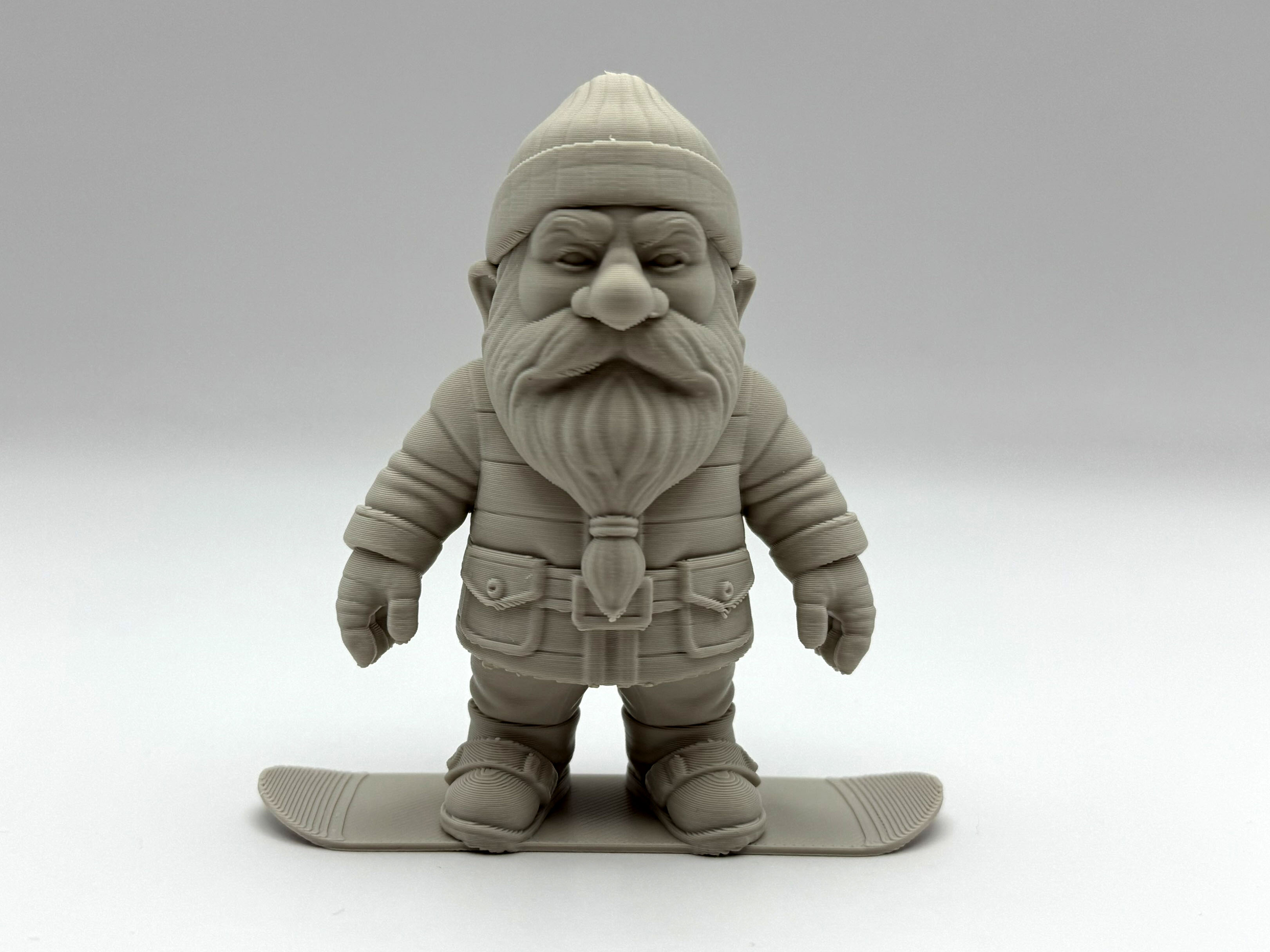 Snowboard Garden Gnome