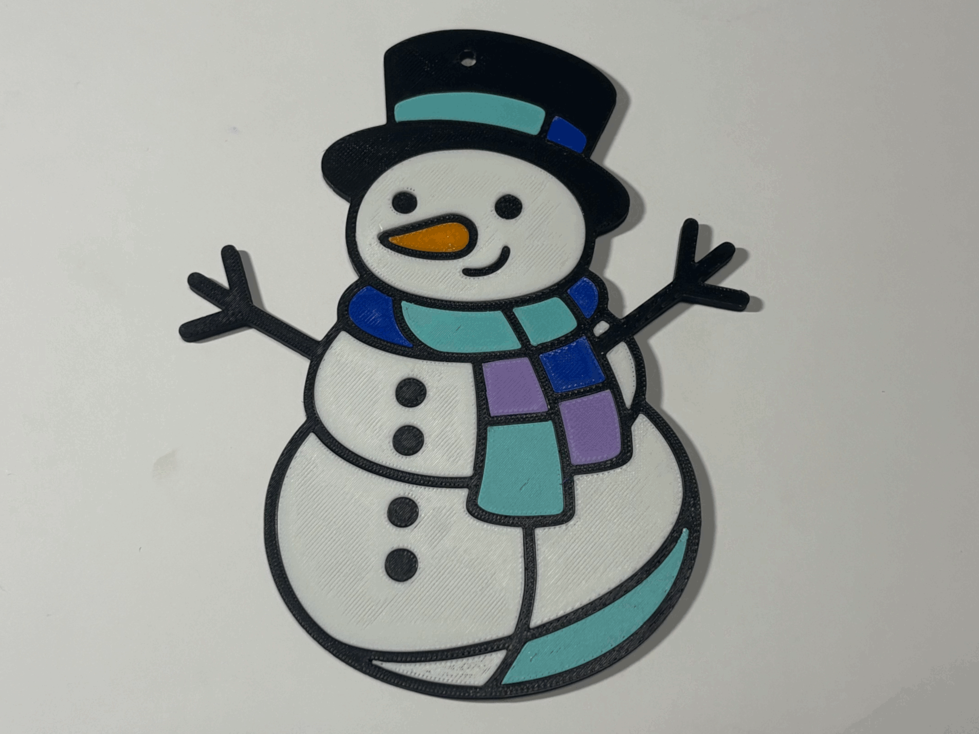 Snowman – Hangable Ornament / Wallart Decoration (Multipart)
