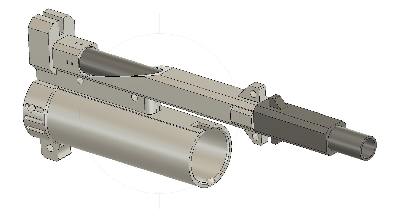 Metal barrel for Triton — STL Grátis | 3DFinder