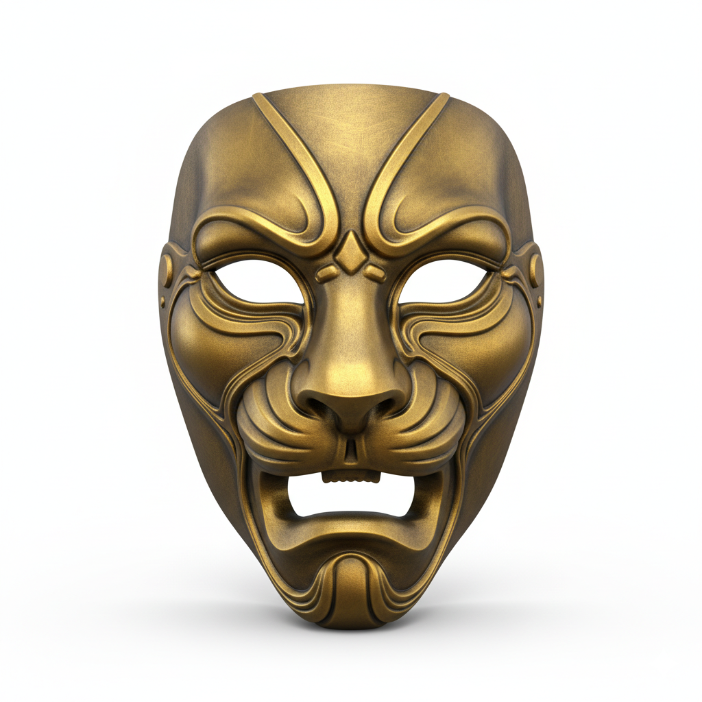 Golden Lion Emperor, mask, cosplay, wearable, costume, face, helmet