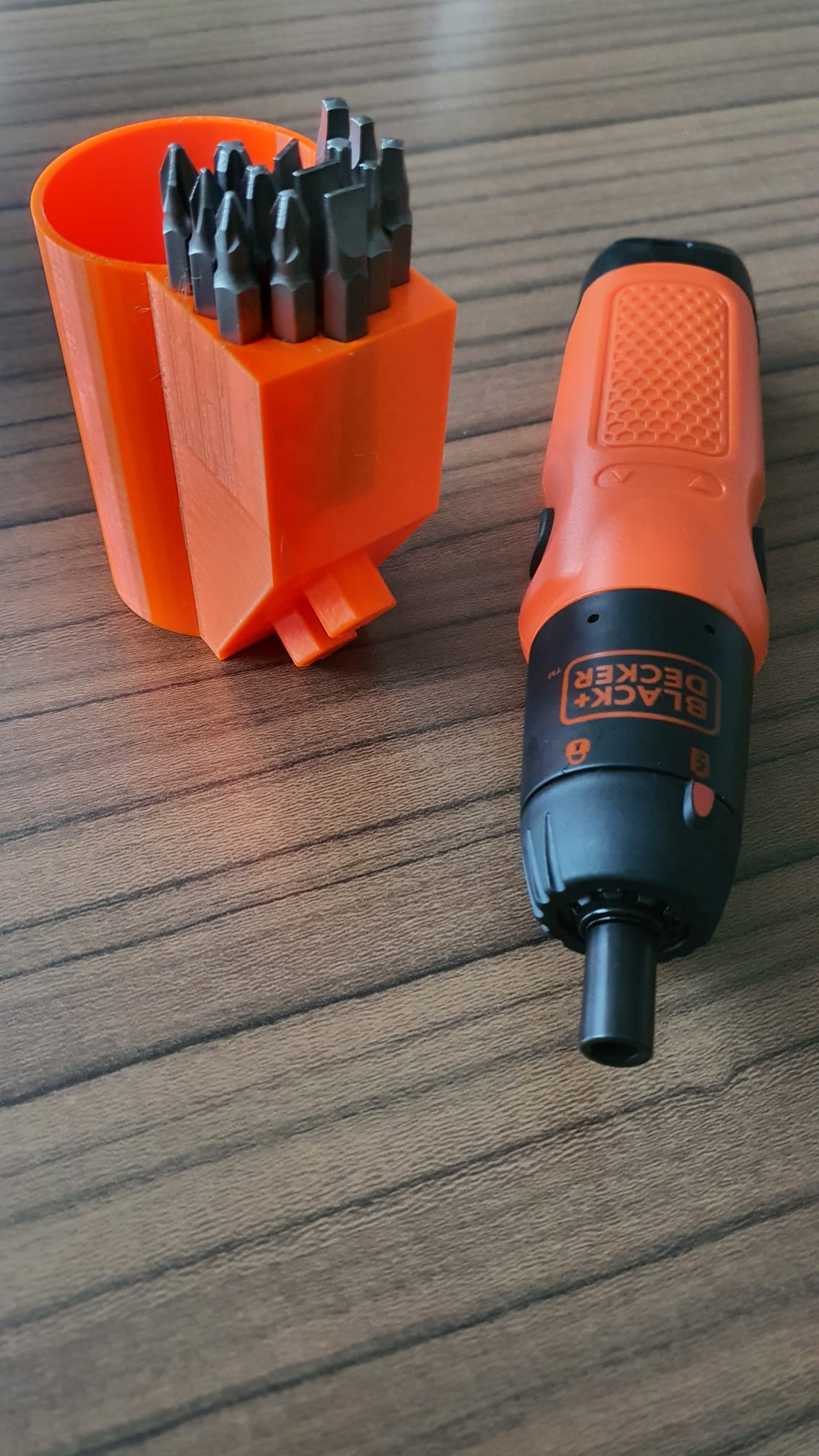 Black Decker Screwdriver and bits Holder for HSW