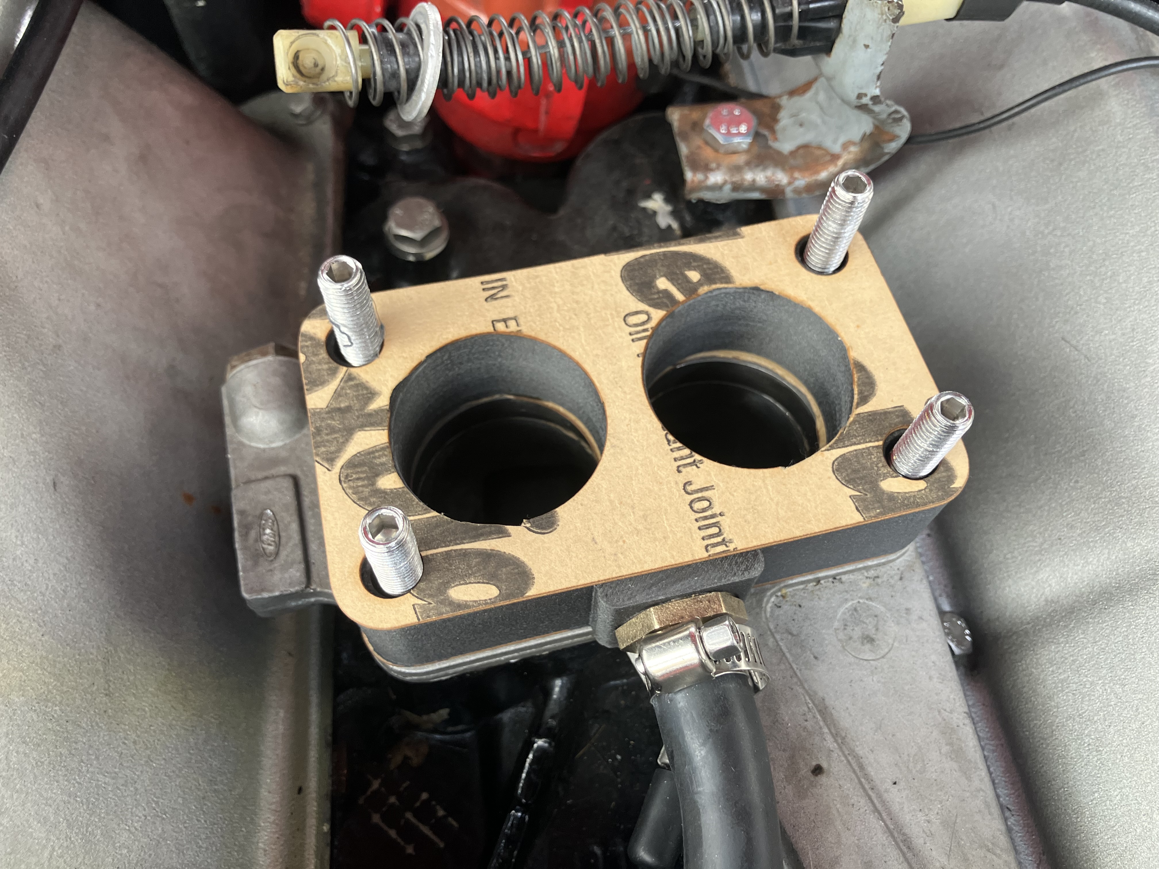 Weber 38 Spacer for Carb Cheater
