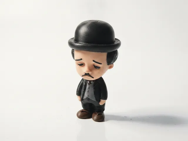 Sad Man Figurine Melancholy Character 3D Printable