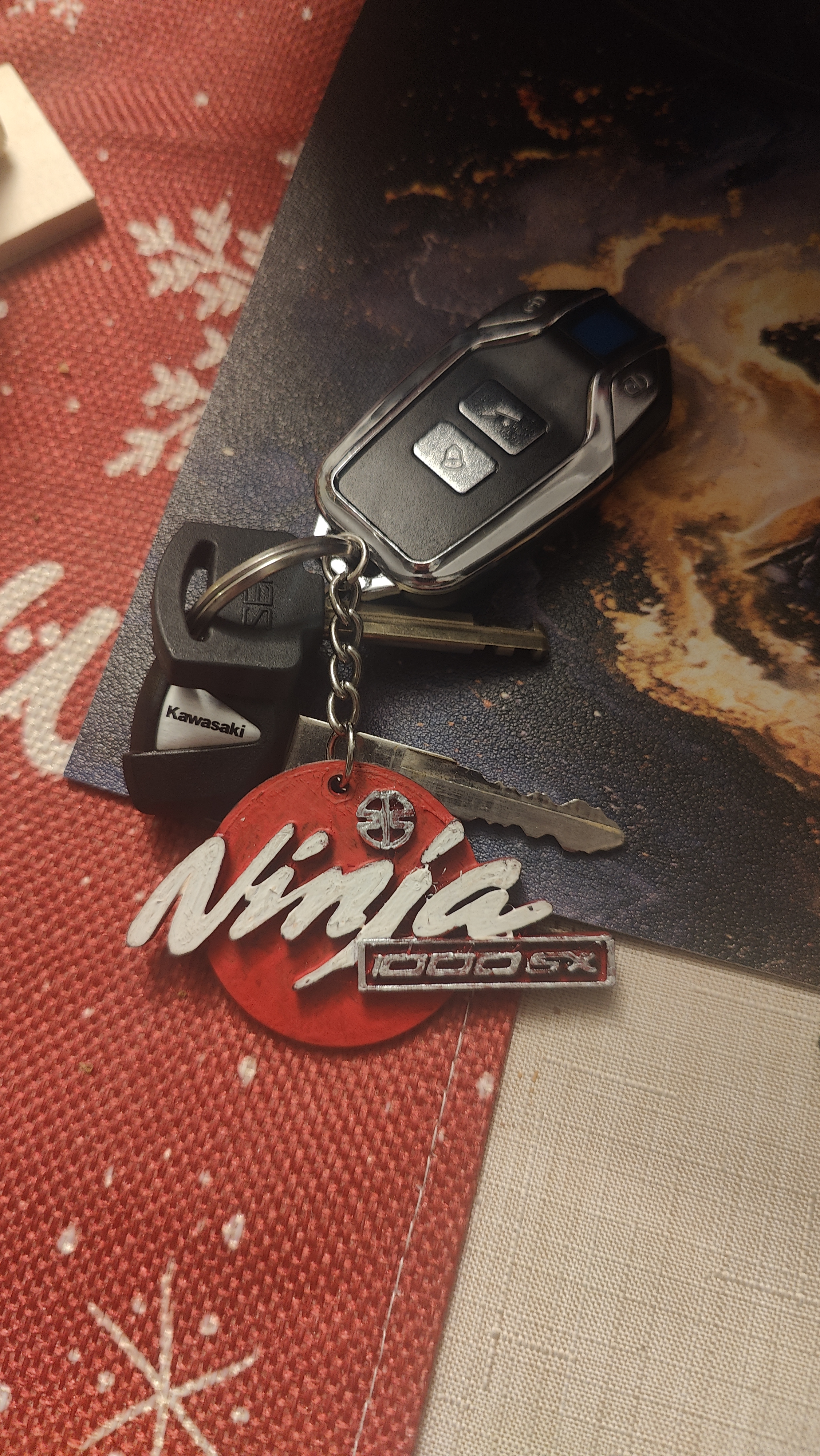 porte-clefs ninja 1000 sx