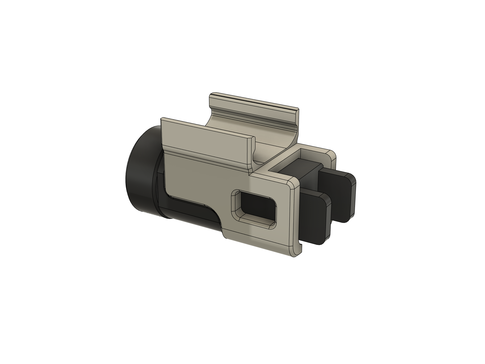 G26 Fidget Keychain – Underbarrel Flashlight Mod — miniatura 5