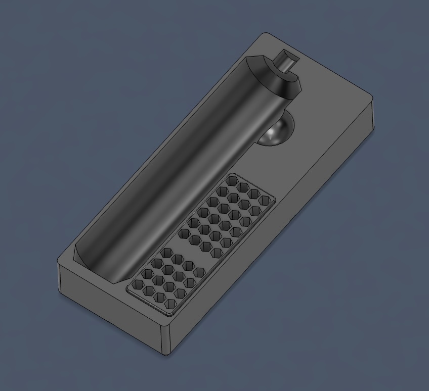 HOTO PixelDrive Cordless Screwdriver - Gridfinity Organizer