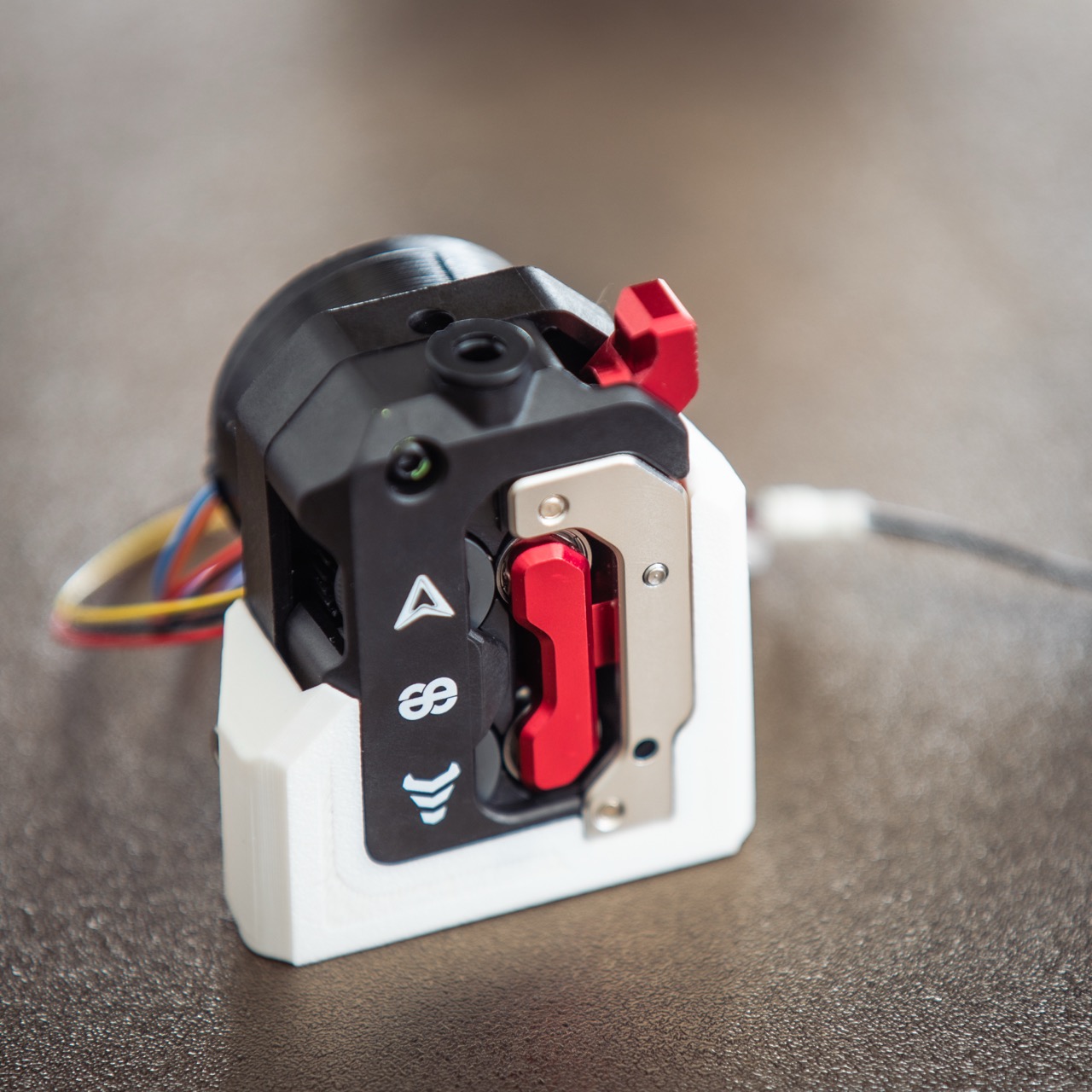 Phaetus / D3vil Design DXC extruder adapter to Sherpa mini or Orbiter2 mounting pattern