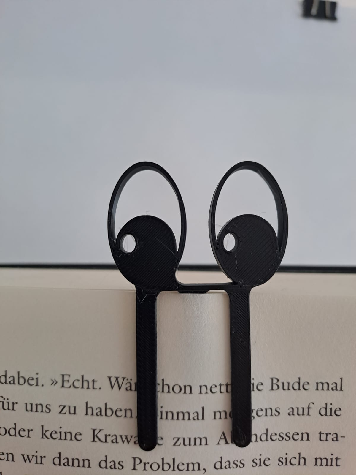 lustiges Lesezeichen (Augen)