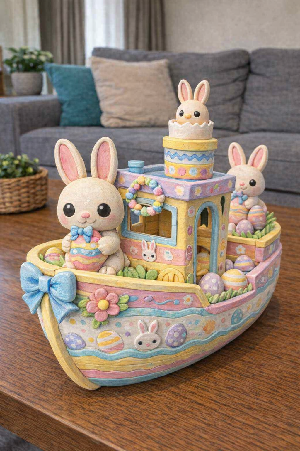 Bunny Benchy – The Most Questionably Seaworthy Easter Boat Ever