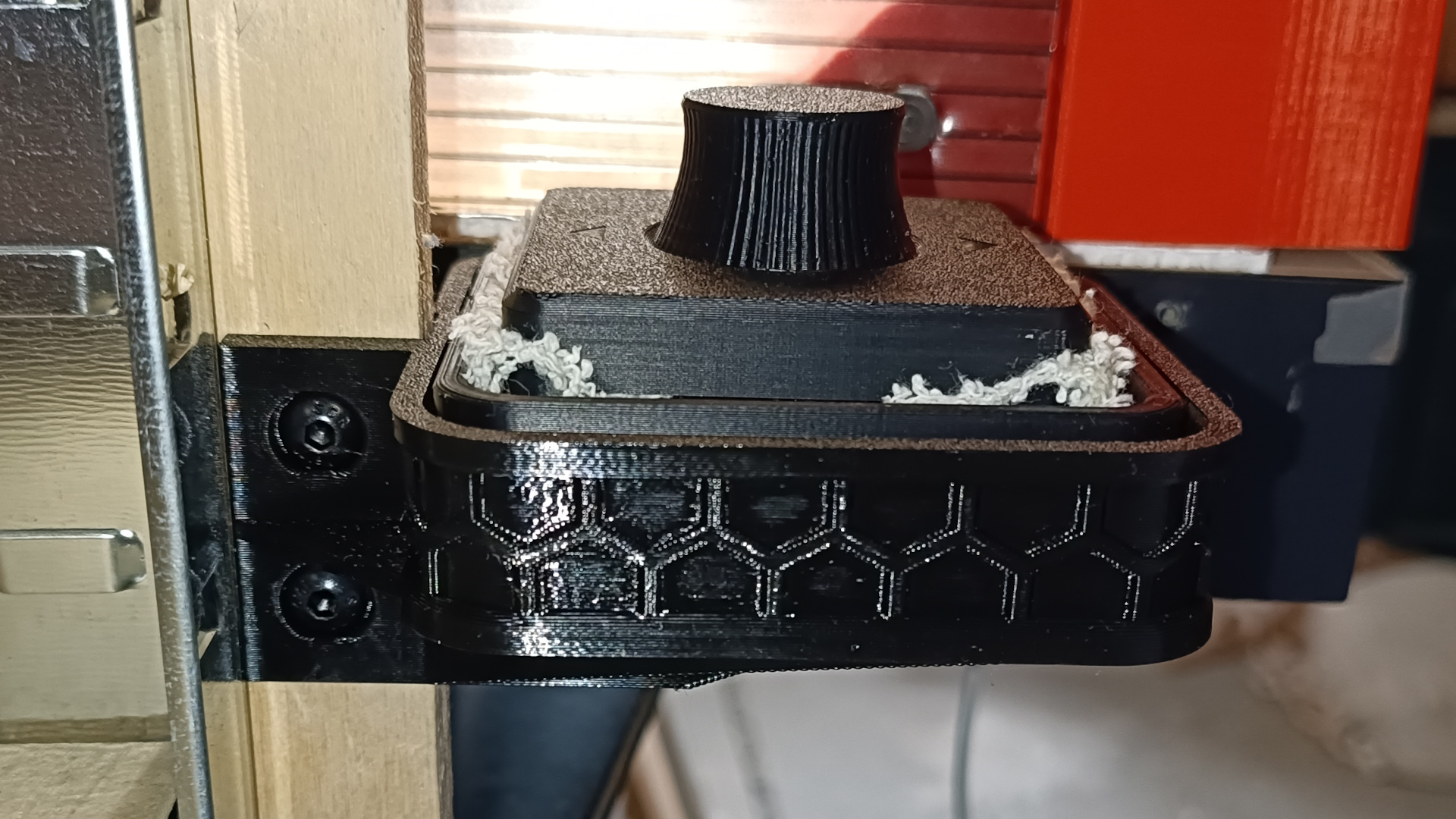 Buildplate Cleaner Shelf Mount — 12mm Plywood Wall Mount