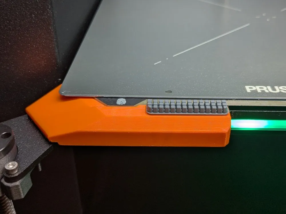 Prusa Core One Nozzle Wiper Remix and Purge Bin by 6d6178