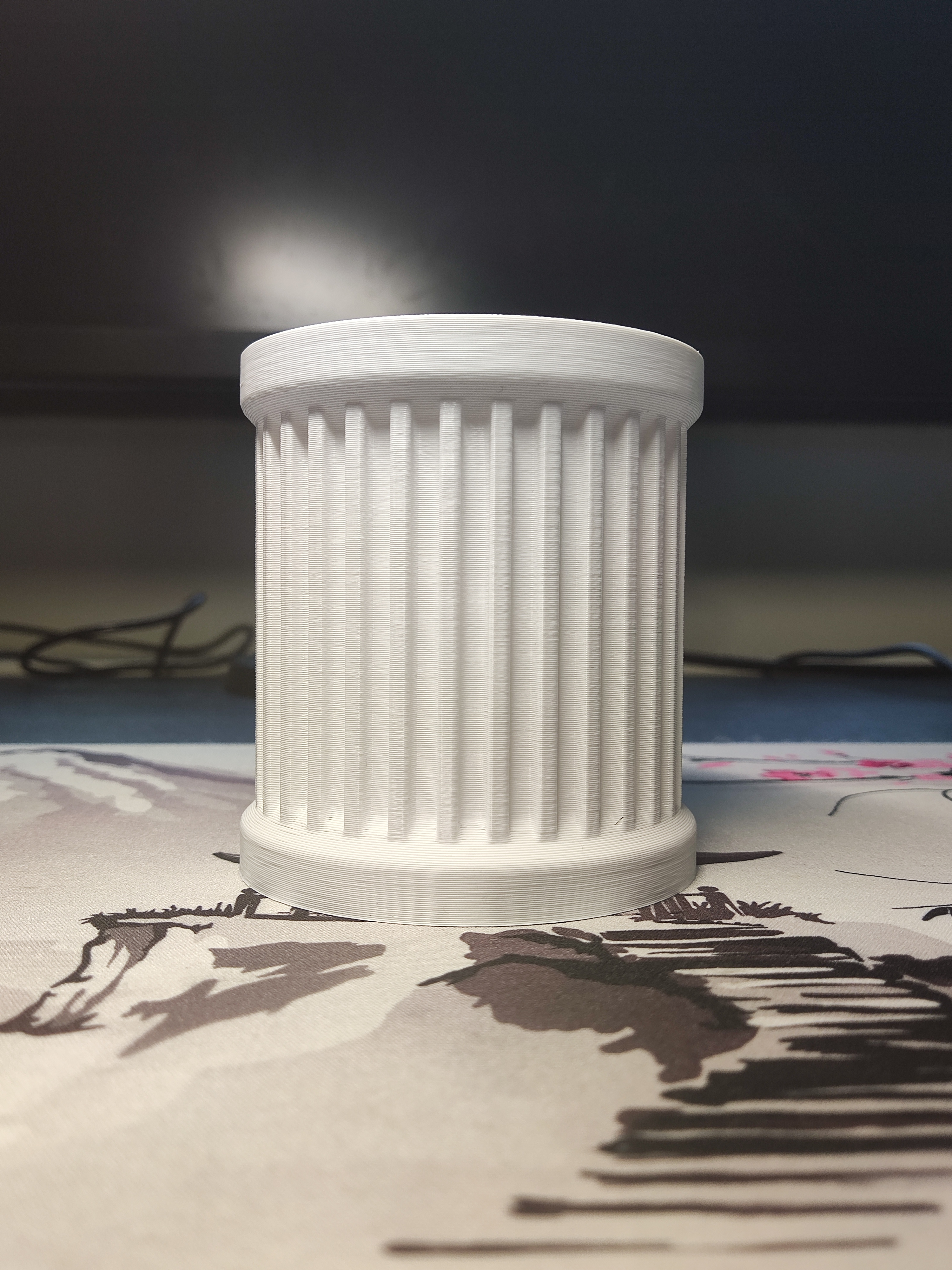 Modern Decorative Vase - Temple like design
