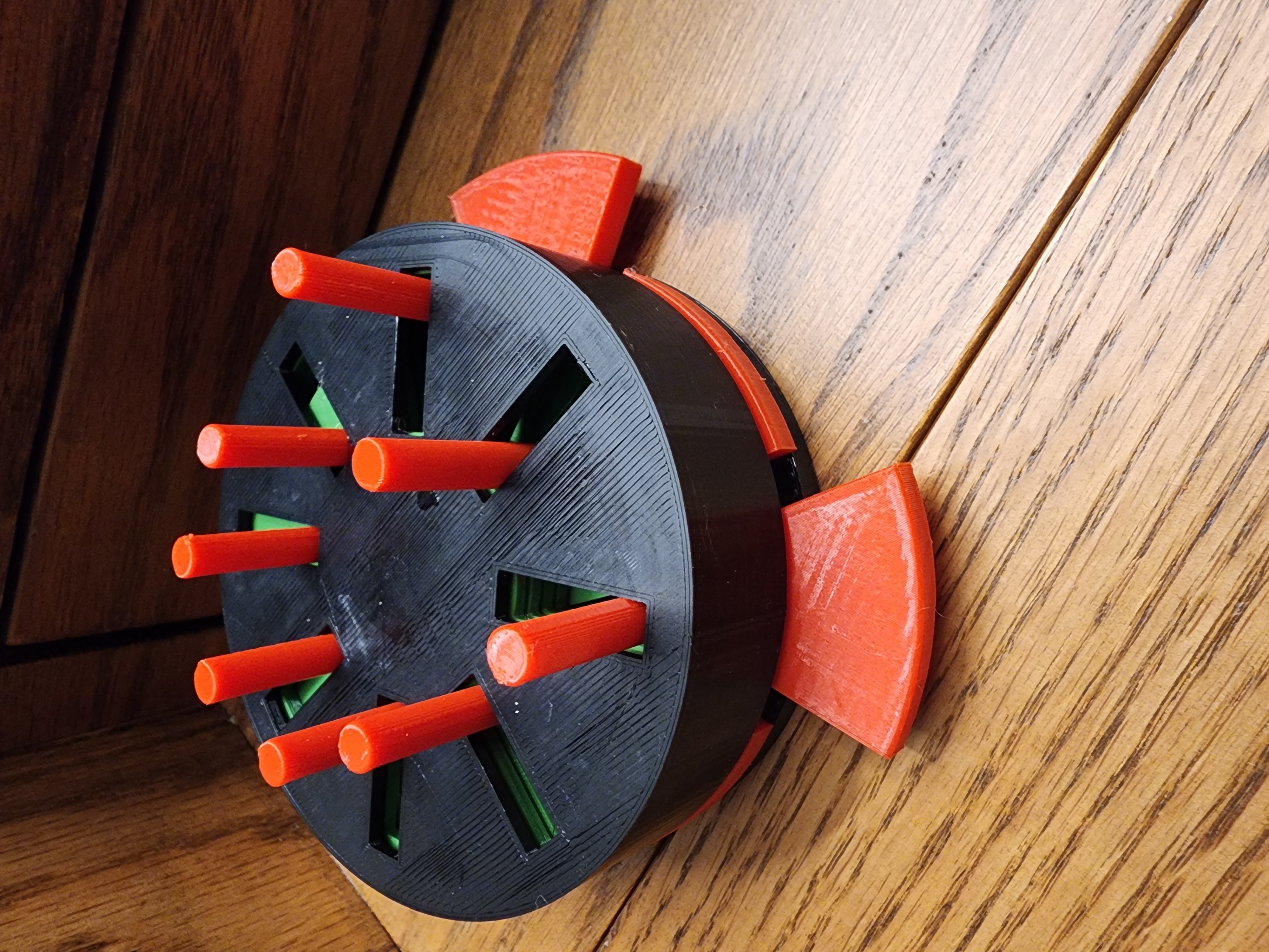 Binary Lever Puzzle 3D model