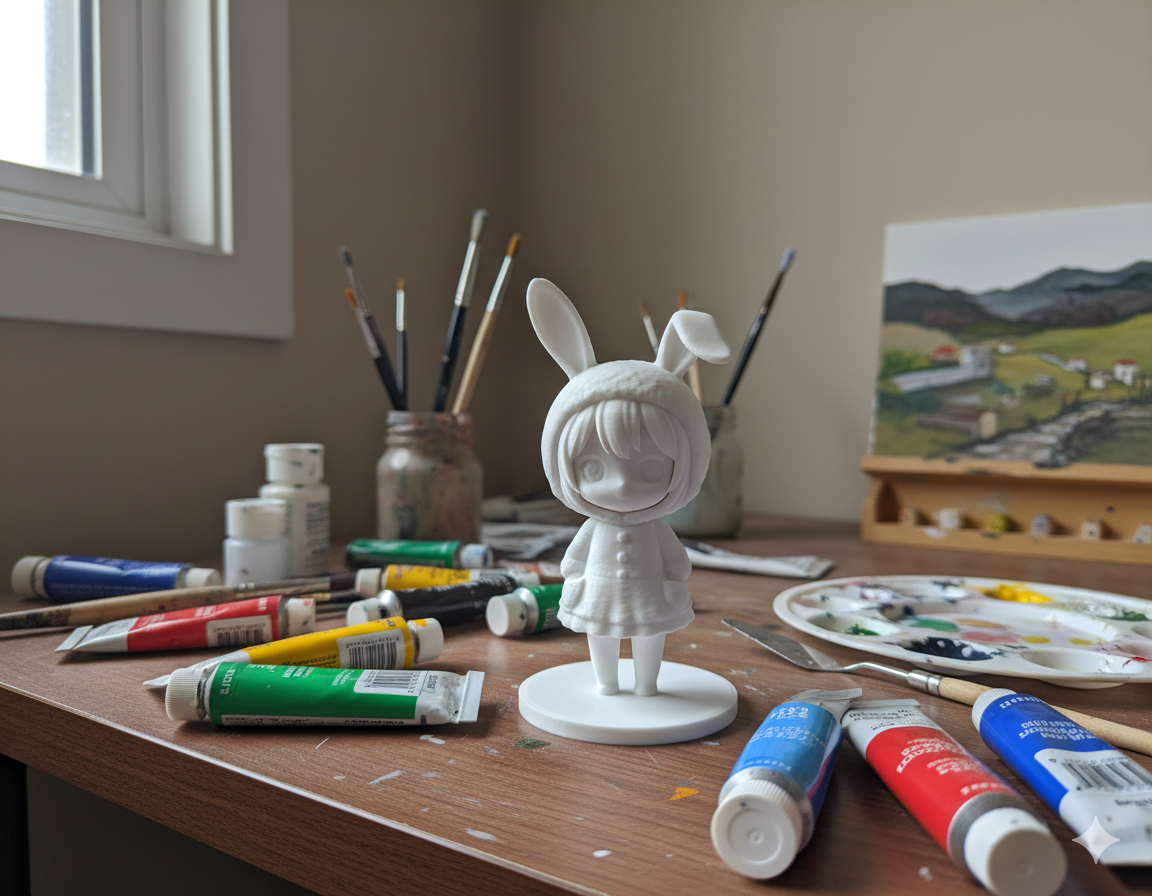 Anime Girl in Bunny Outfit – Figurine