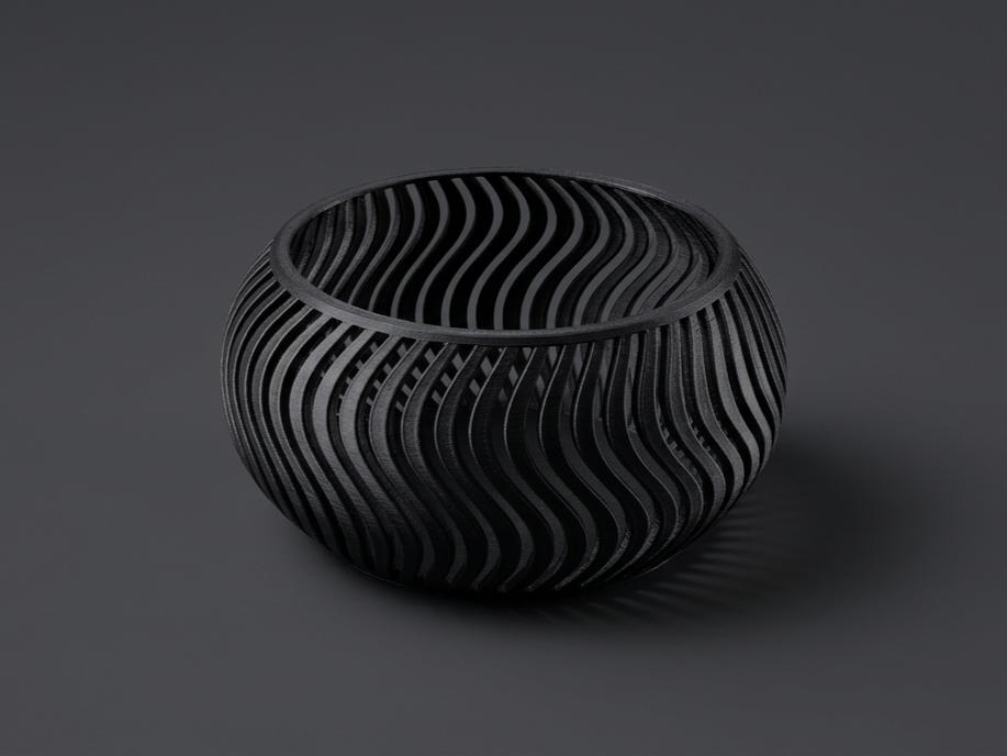 Scandi-Industrial decorative catchall bowl