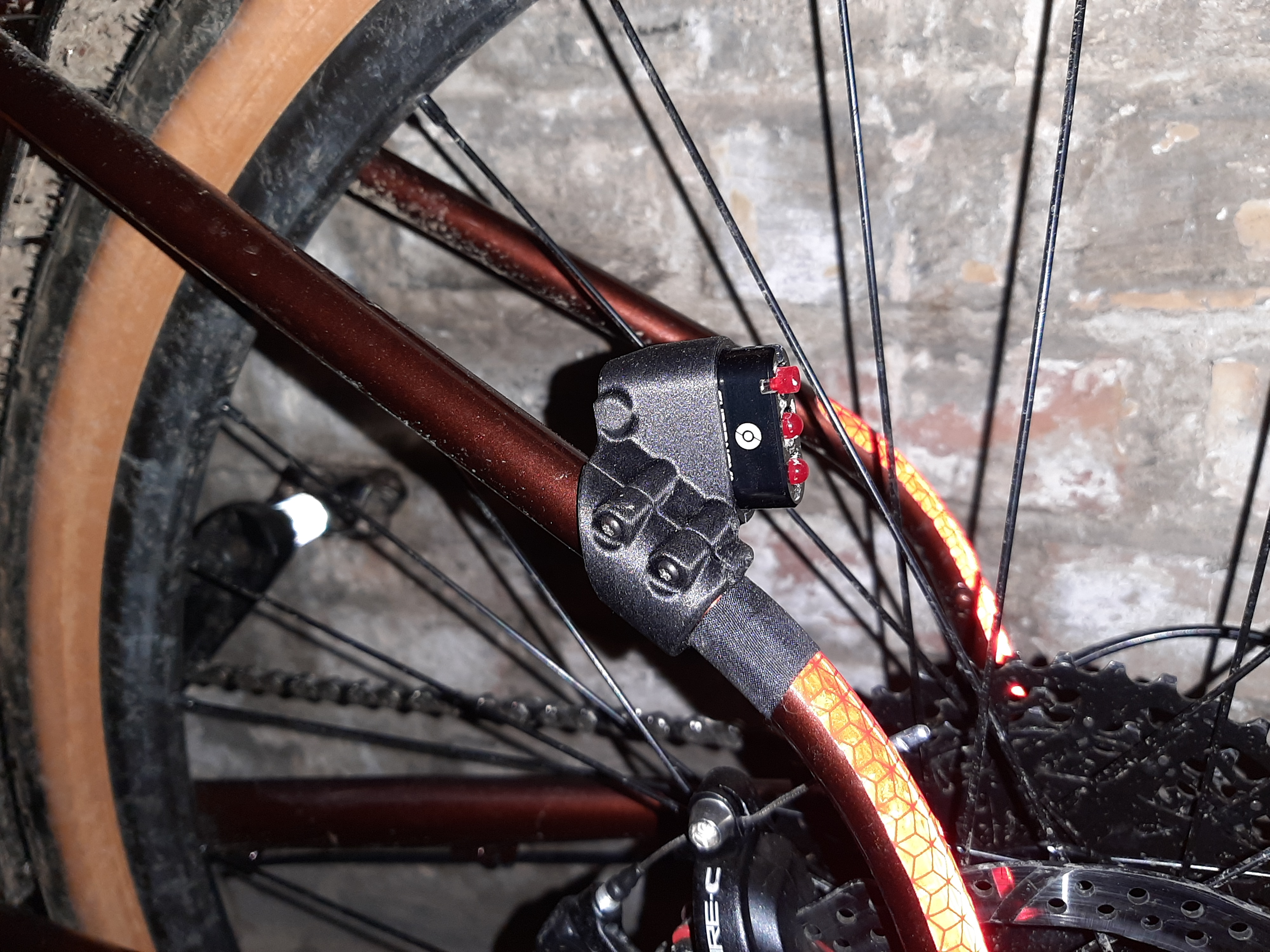 Rear light bracket for Bombtrack Beyond 2 and Beyond bicycle