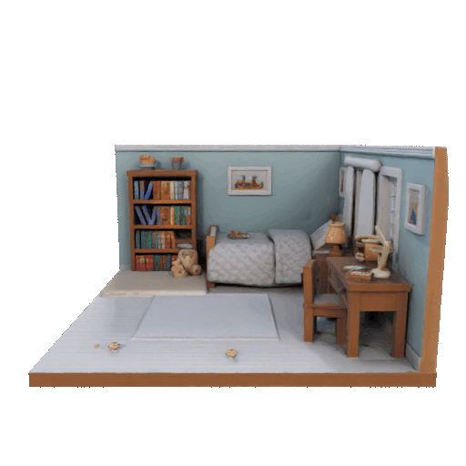 Miniatura 2 do modelo 3D base diorama cuartp