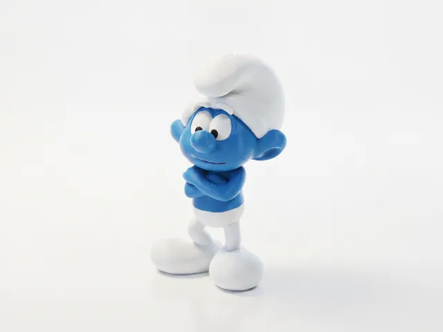 Papa Smurf Figurine Cartoons & Animation 3D Printable