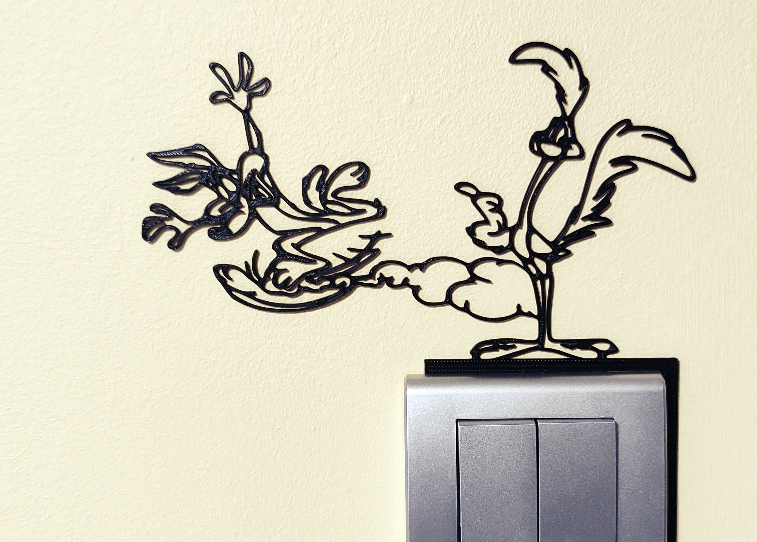 Coyote & Road Runner – Light Switch Decor