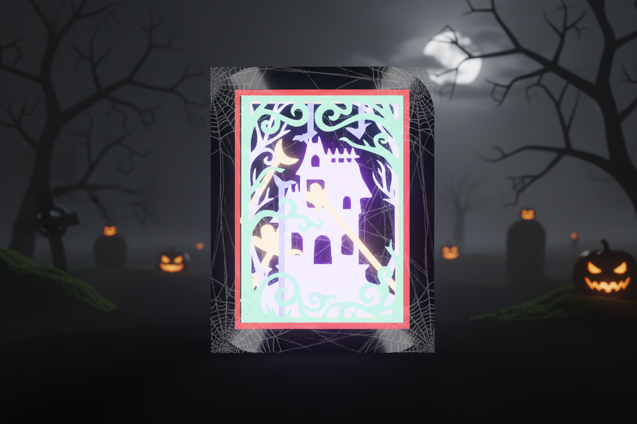 Light Photo Frame (Halloween Edition)