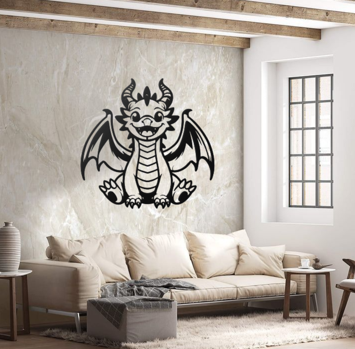 WallArt Baby Dragon 001