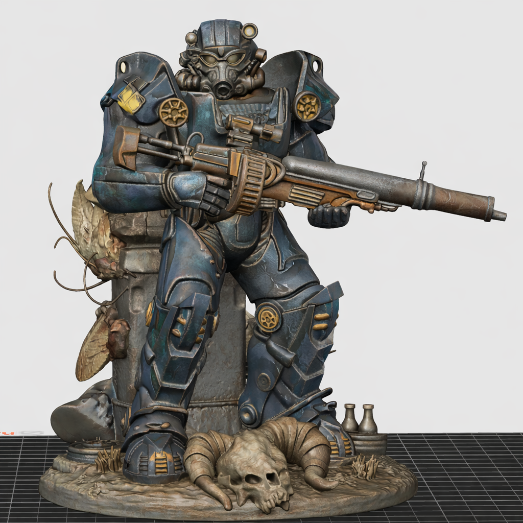 Fallout - Maximus Power Armor with Rifle