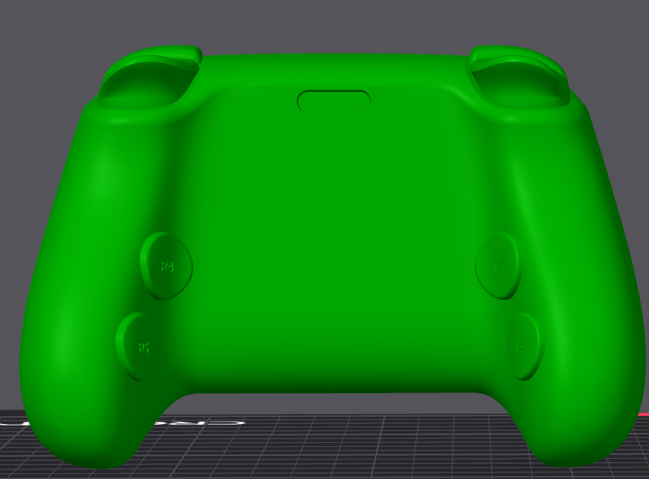 Steam Controller with screw holes removed