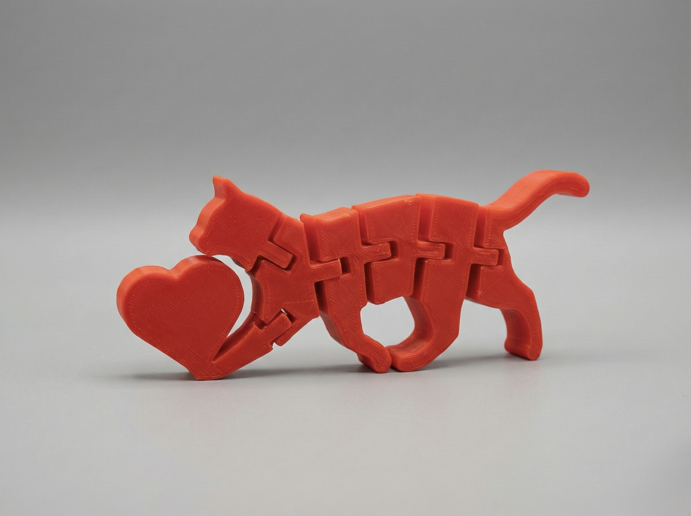 Valentine Flexi Cat – Flexible Cat with Heart