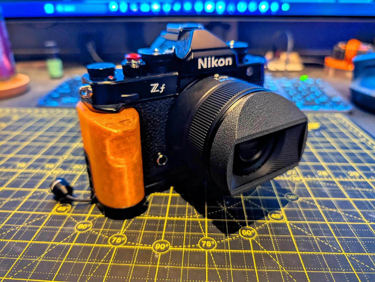 Nikon 40mm & 28mm lens hood zf nikor by DrewDeeDoo | Download free