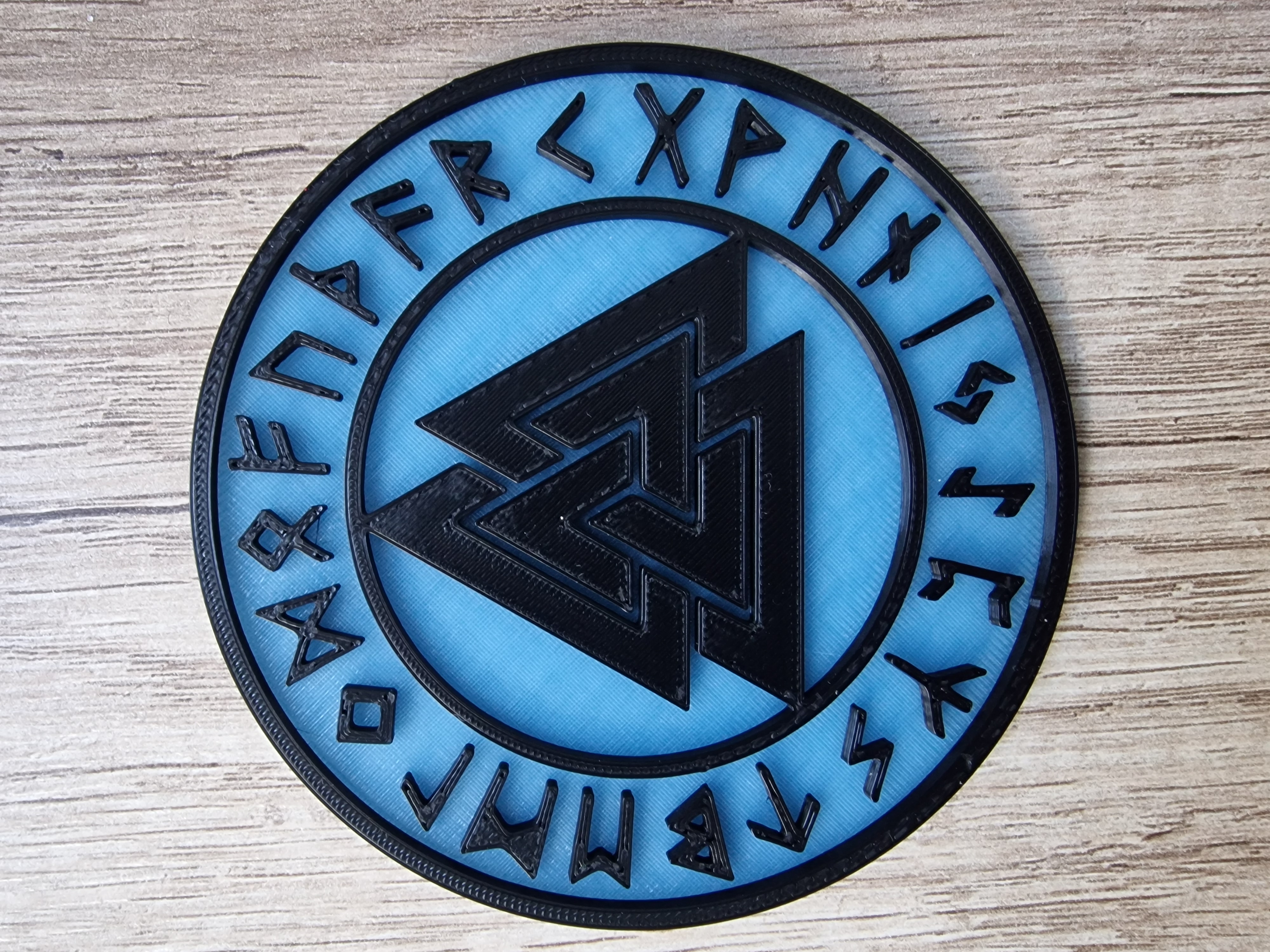 Valknut with runes — miniatura 4