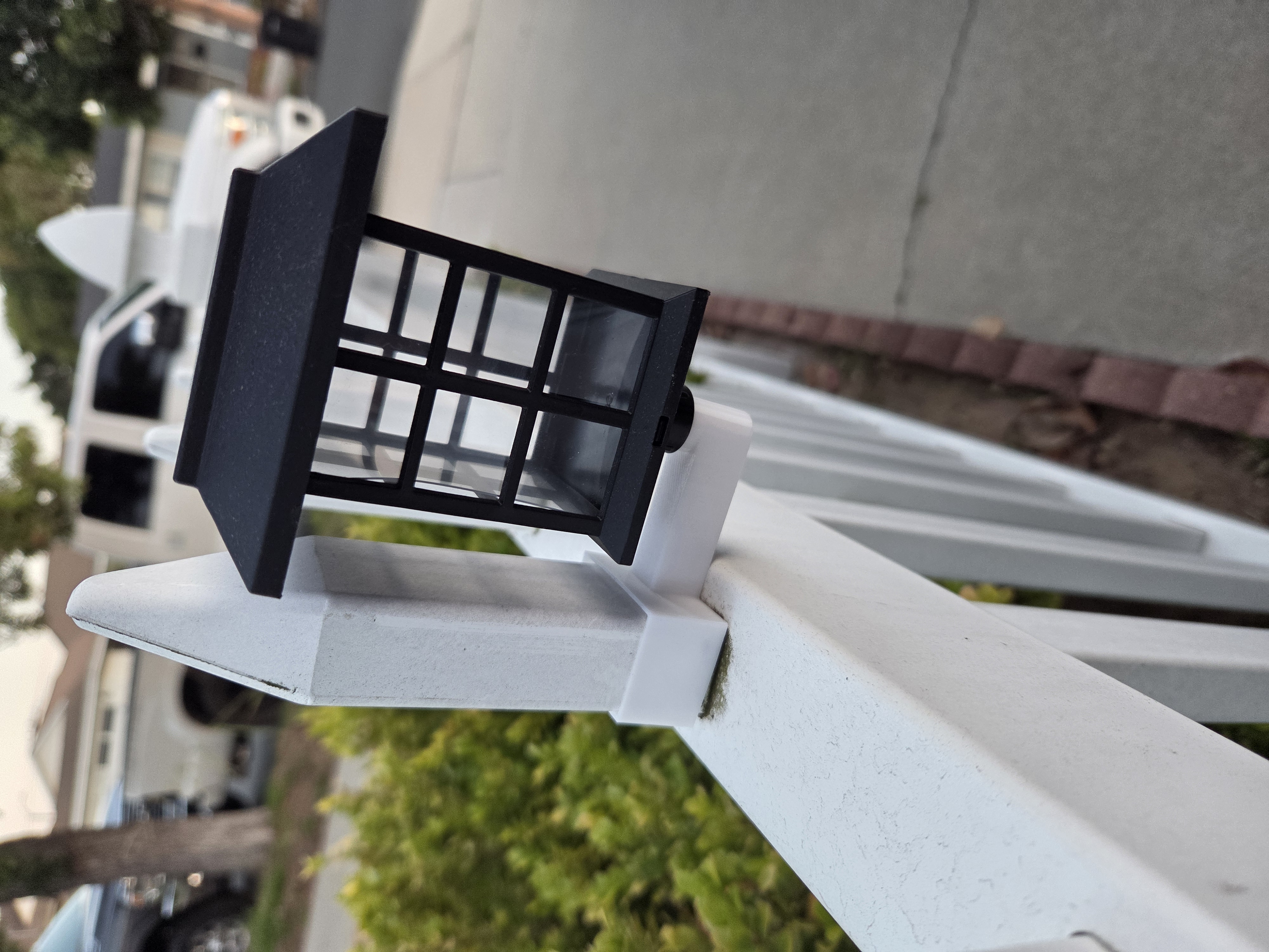 Dollar Tree Solar Light Fencepost Holder