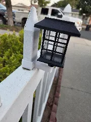 Dollar Tree Solar Light Fencepost Holder