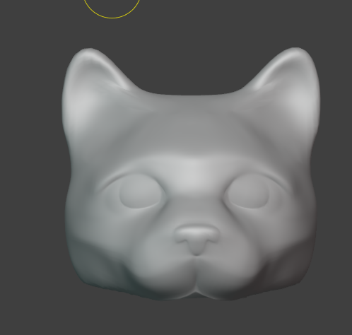 Miniatura 3 do modelo 3D Realistic Cat Head