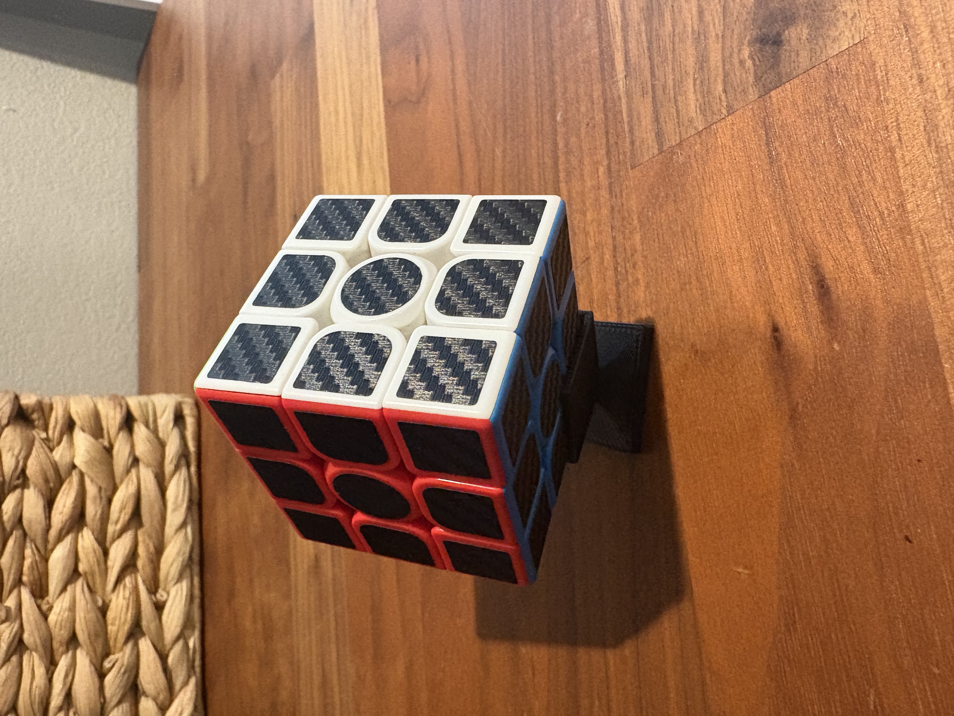 Rubix cube holder