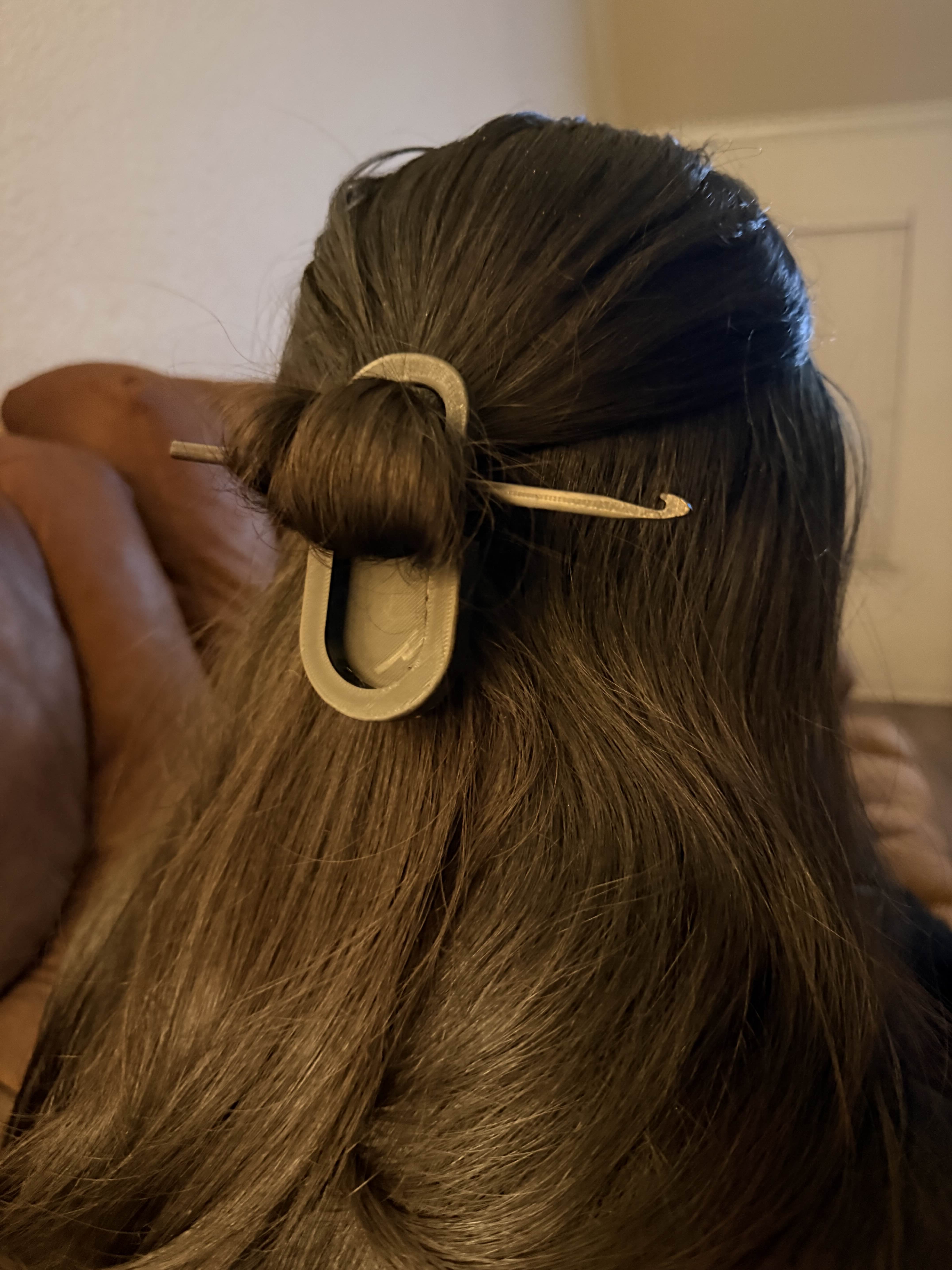 Stitch Marker Hair Pin