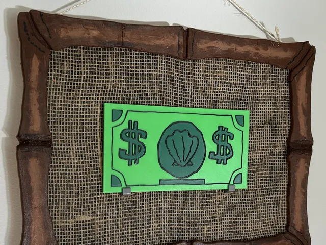 Your very first dollar with frame