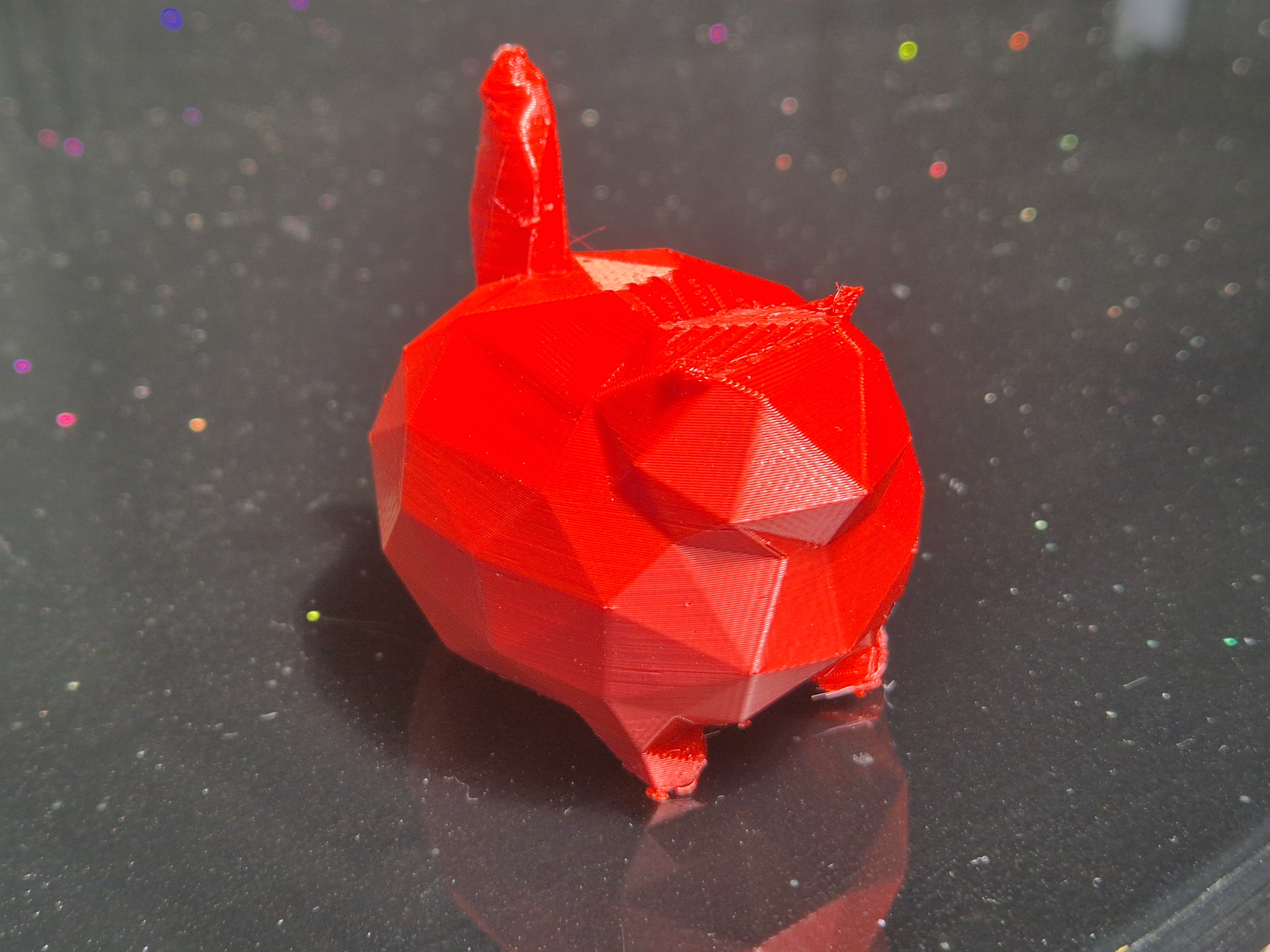 Miniatura 4 do modelo 3D Chonky Cat (Low-Poly)