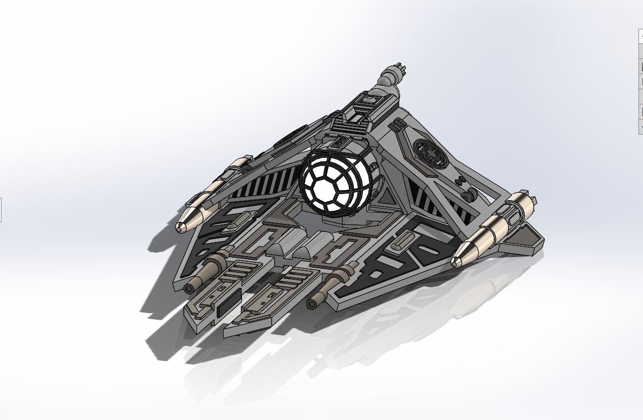 Black Ace Tie Fighter, Griff Hollaron,  Xwing style