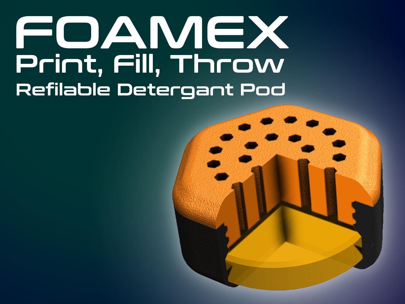 Foamex - Refillable Detergent Pod