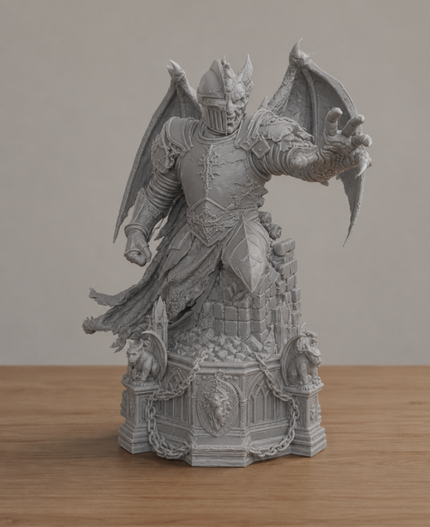 Knight Gargoyle Stone Imprisonment