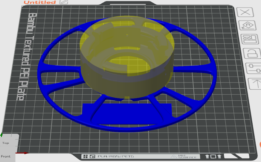 Lockspool with fixed label