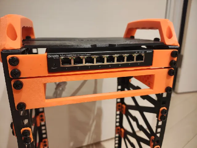 TP-Link ES208G 0.7U 10 inch rack mount for mod10