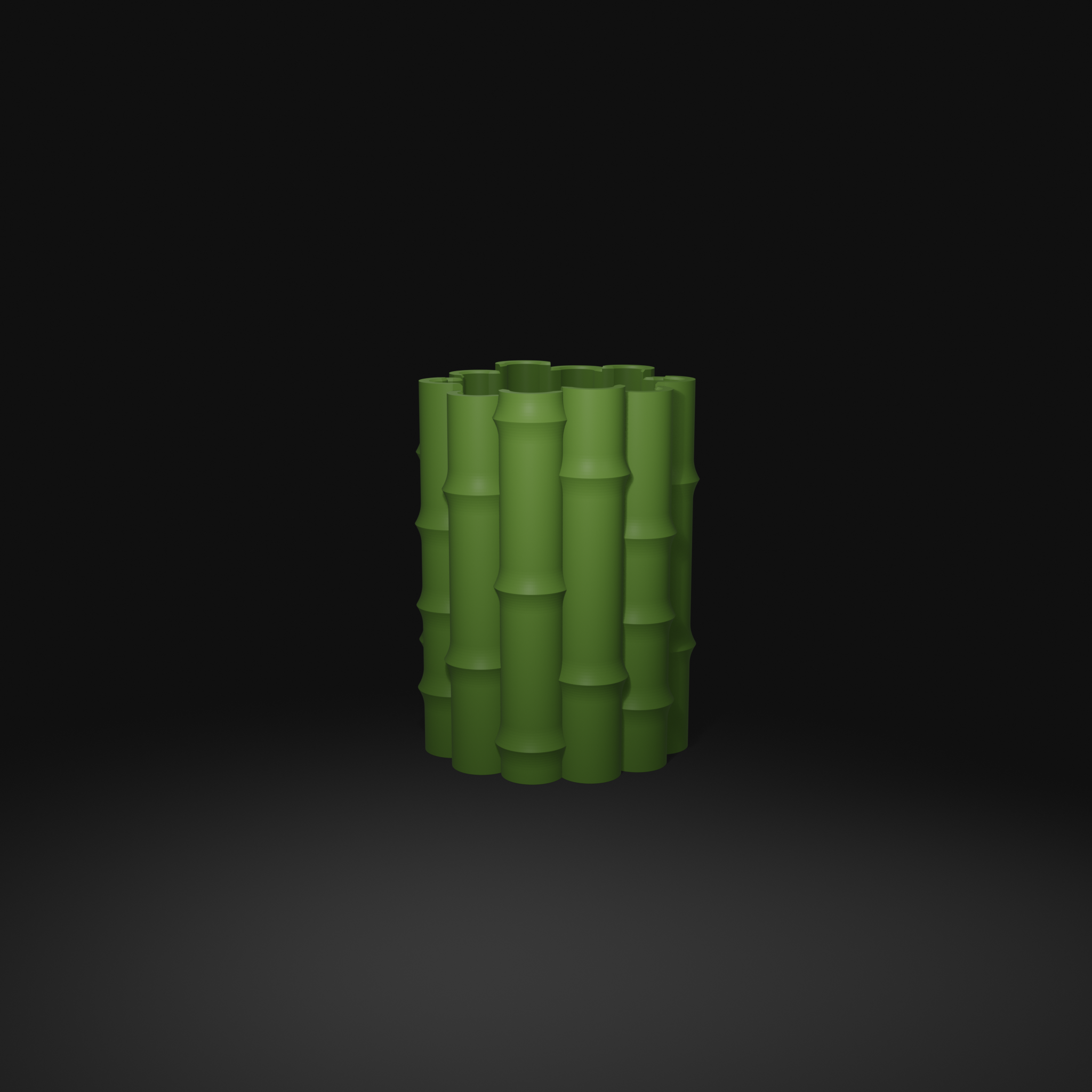 Miniatura 5 do modelo 3D Bamboo Pen Holder