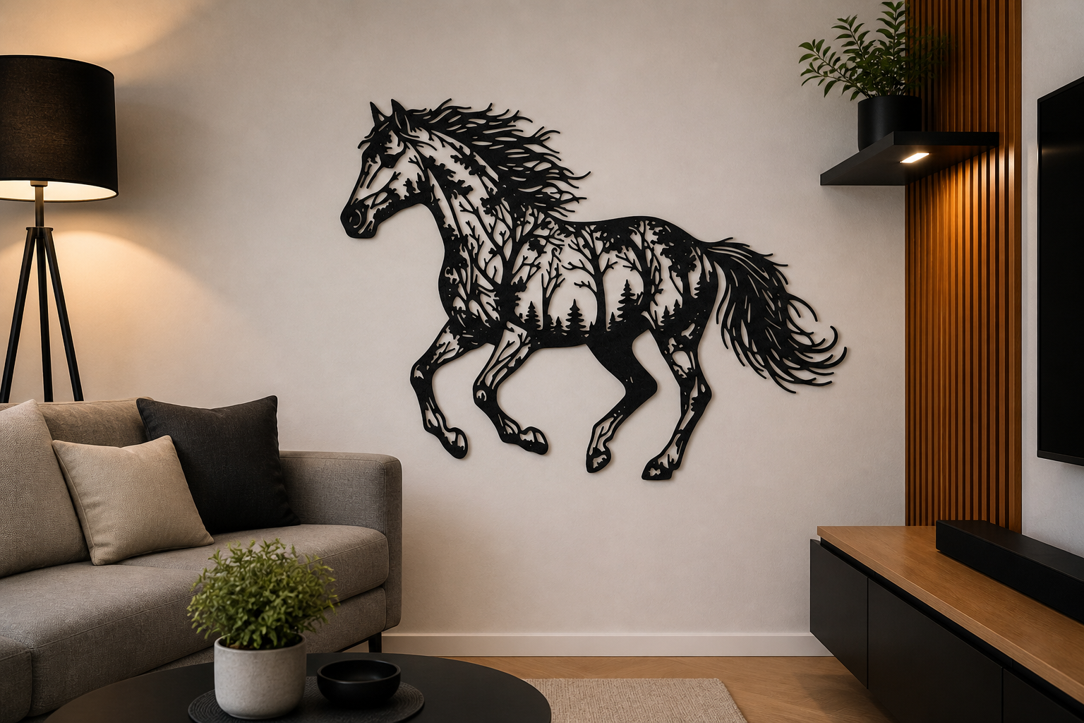 Forest Horse 2D Wall Art