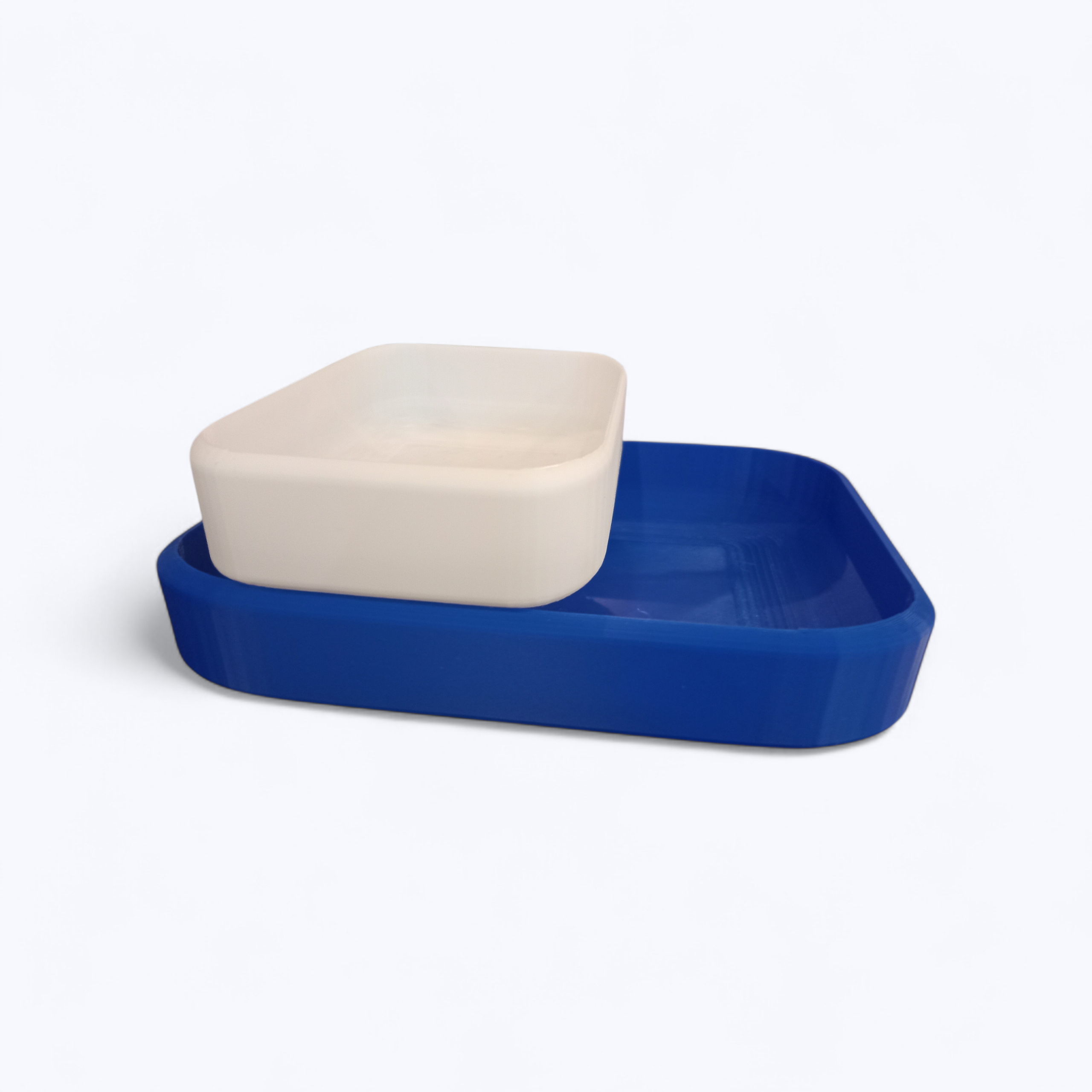 Miniatura 7 do modelo 3D Stackable Modular Catch All Trays. Two Sizes.