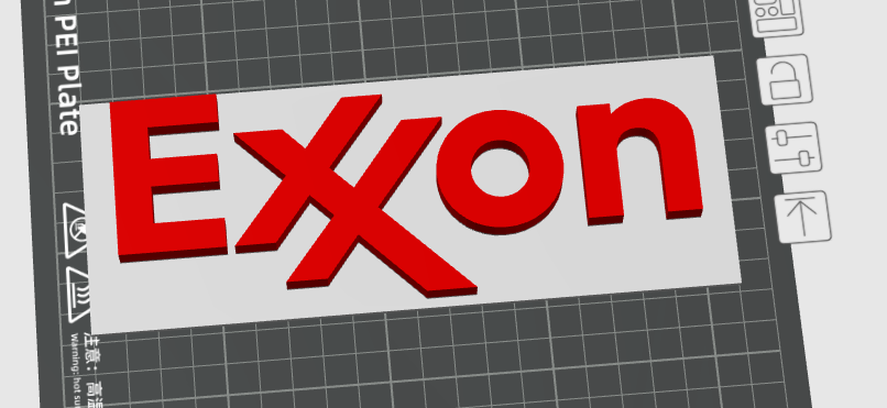 Exxon logo for office \ workshop