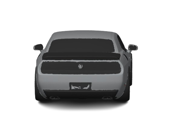 Miniatura 3 do modelo 3D Dodge Challenger SRT Hellcat