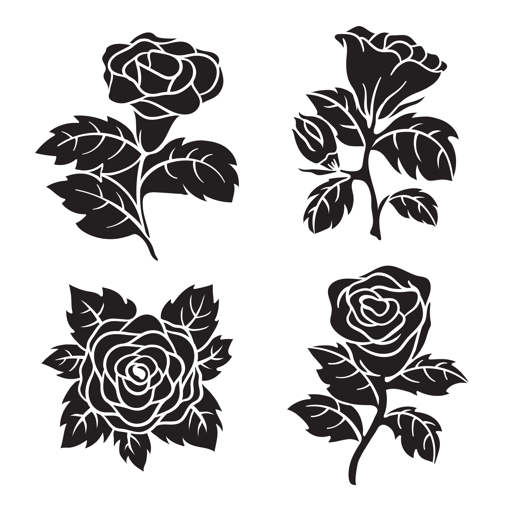wall art rose
