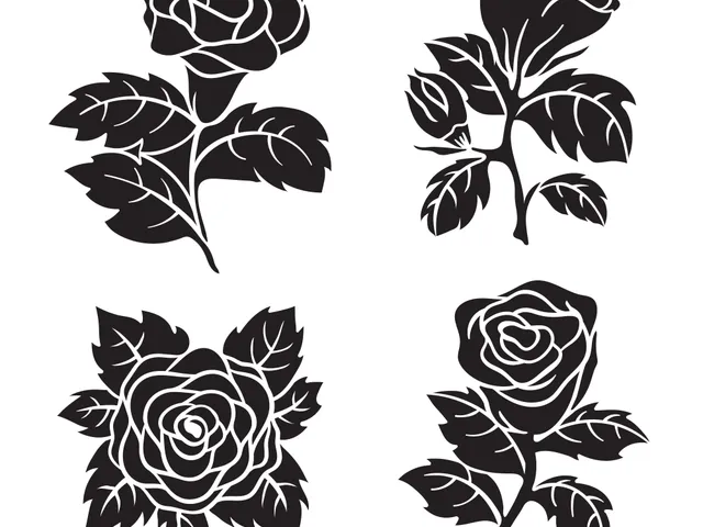 wall art rose