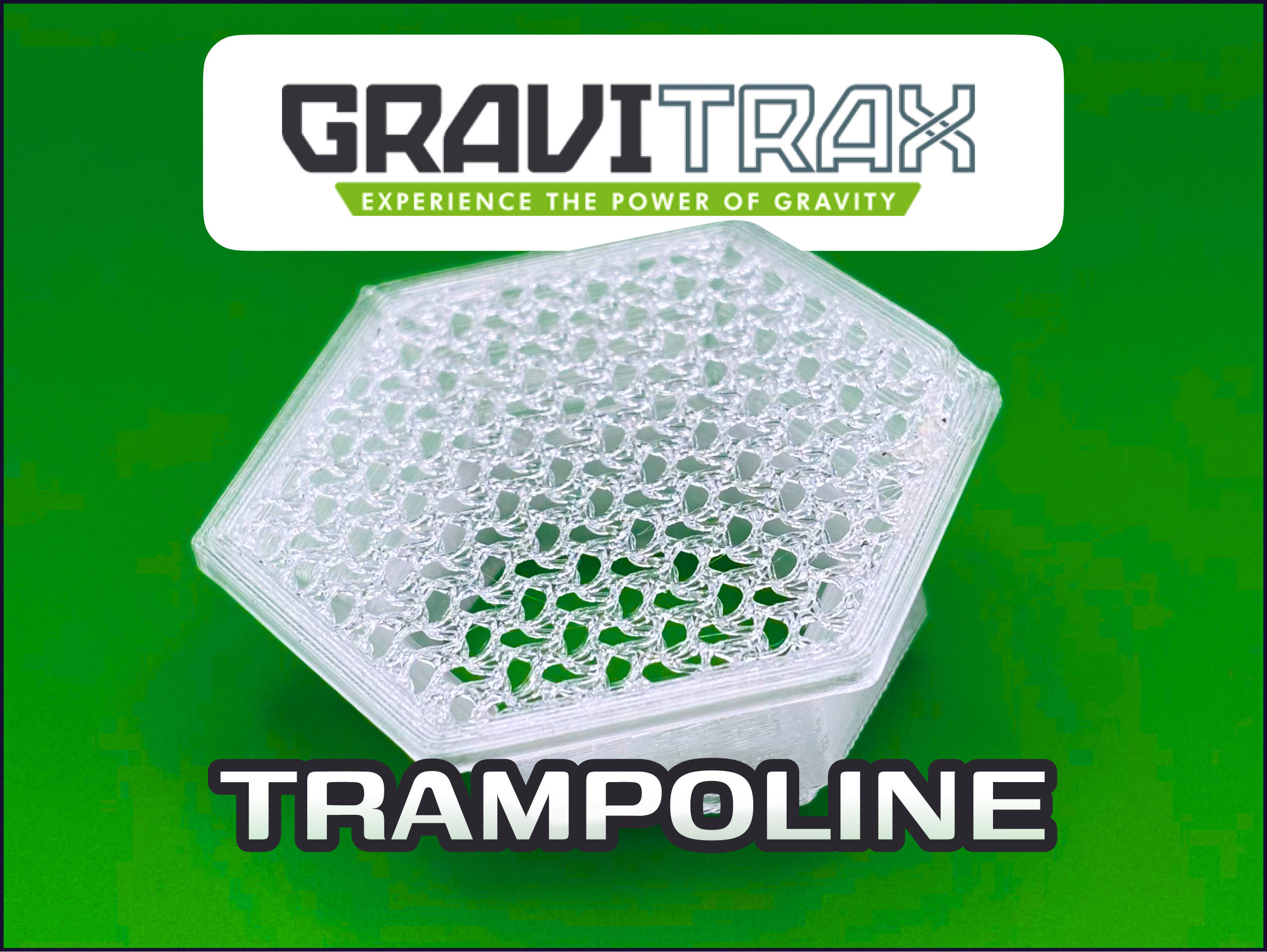 Super Bouncy Gravitrax Trampoline - Snug fit - PETG Recommended - Fast